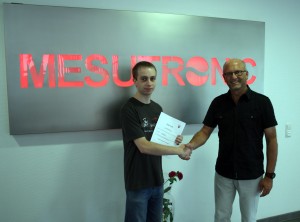 Günther Raith erreicht die Note 1,3 beim Abschluss seiner Techniker-Ausbildung